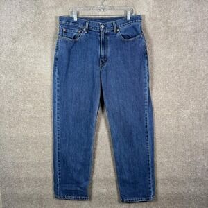 Levi's 550 Jeans Mens 36x32 Blue Relaxed Fit Tapered Leg Medium Wash Denim